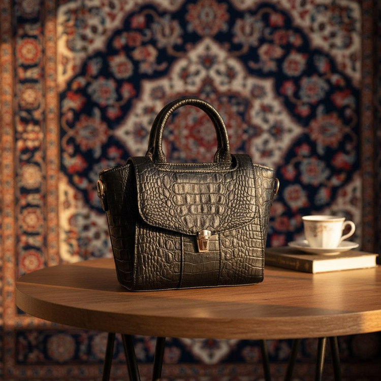 کیف زنانه چرم طبیعی دست دوز آرتمیس